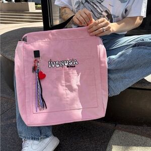 Shoulder Bags - Pink, White, Blue